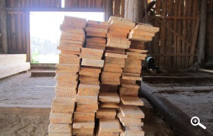 Заготовка доски для производства вагонки